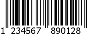 sample EAN 13 barcode